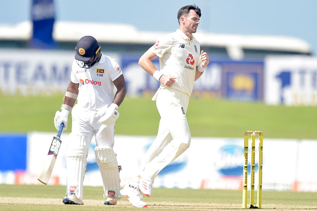 Sri Lanka fight back as Jimmy Anderson give tourists fine second Test start