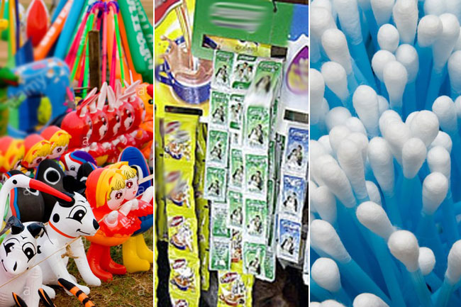 Sachet packets, inflatable toys, plastic cotton buds banned from March 31