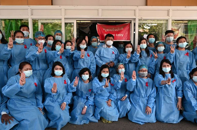 Coronavirus testing collapses in Myanmar after coup