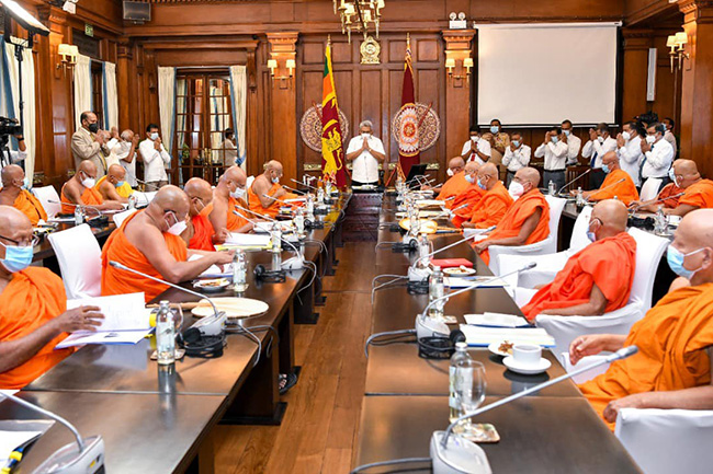 Govt. should not be discouraged by baseless allegations  Maha Sangha