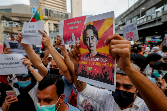 Unhrc Adopts Myanmar Resolution Demanding Aung San Suu Kyi Release