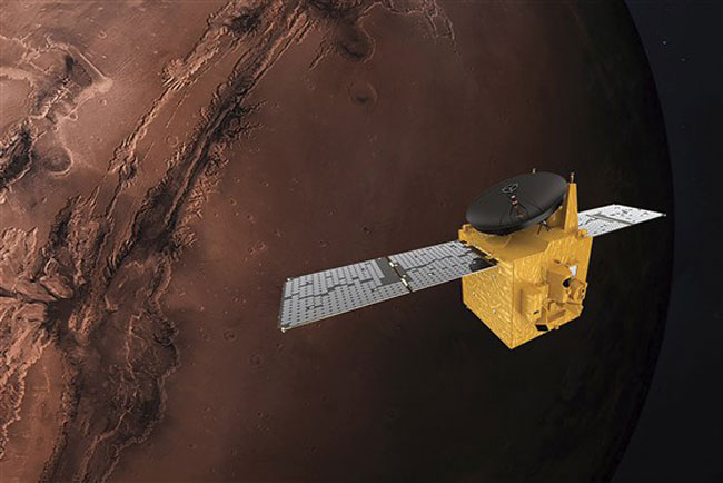 Mars set for visits from UAE, China and US spacecraft