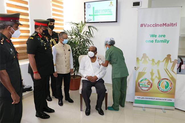 Speaker receives Covid-19 vaccine