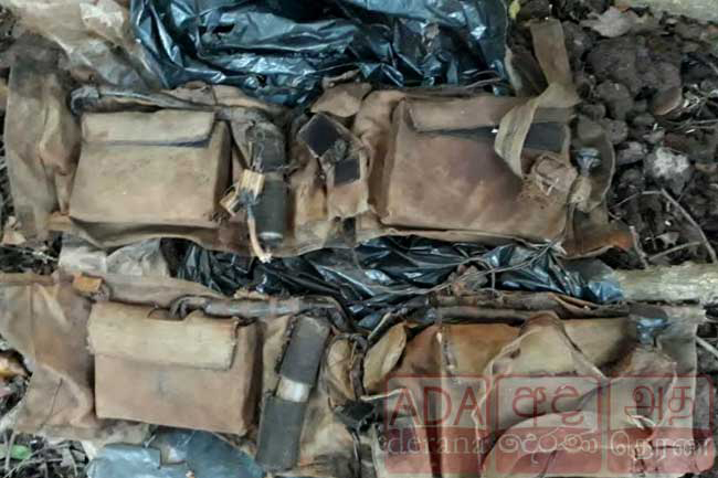 Two suicide vests recovered from jungle area in Vavuniya