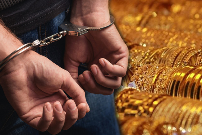 Seven suspects arrested over Rs 3.8 million gold jewellery heist