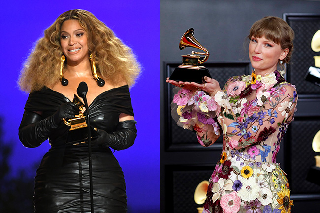 Grammys 2021: Beyonc and Taylor Swift make history