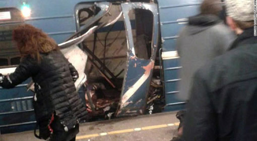 St. Petersburg metro attack carried out by suicide bomber