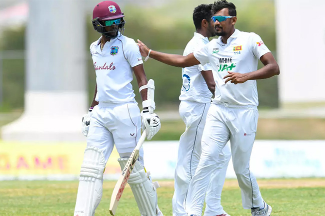 Brathwaite, Cornwall take West Indies to 354 against Sri Lanka