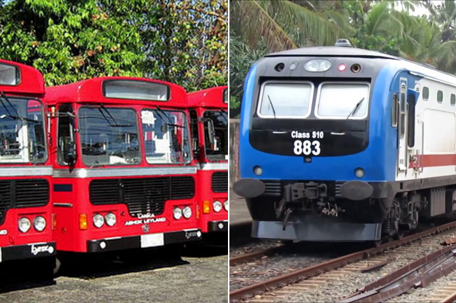 Special bus, train services for Avurudu season from today