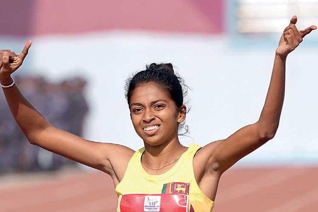 Dilshi Kumarasinghe sets new national record