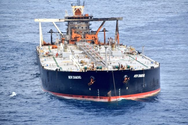 Rs. 3.4 billion claim for MT New Diamond oil spill forwarded to ship owners