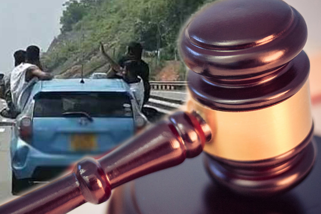 Four youths arrested over unsafe expressway driving remanded
