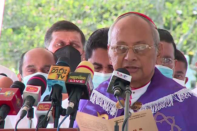Easter attacks were an attempt to strengthen political power - Archbishop of Colombo