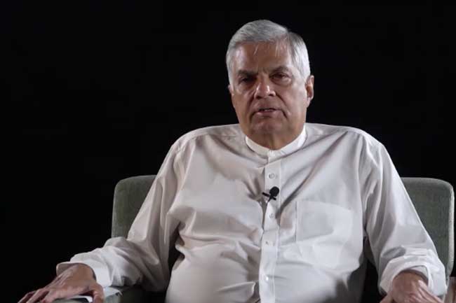 Ranil issues statement on Colombo Port City