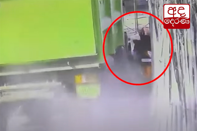 Motorcyclist knocked down by tipper truck defying police orders