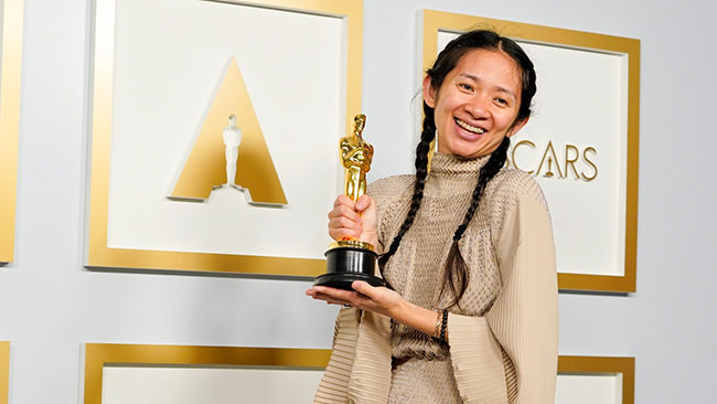 Nomadland wins best picture at Oscars, Hopkins wins over Chadwick Boseman