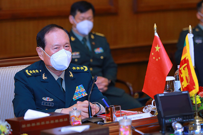 Chinese Defence Minister departs after official visit