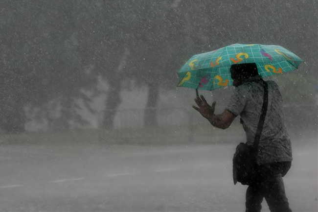 Heavy rains of about 100 mm possible in four provinces