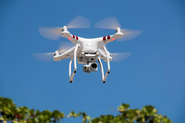 Drone cameras used to apprehend violators of quarantine law