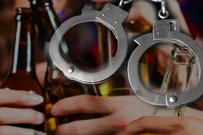 Five arrested over alcohol party violating quarantine laws