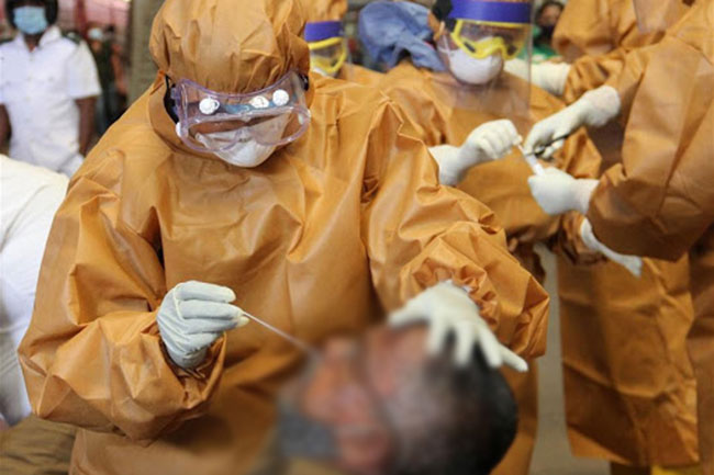 Daily coronavirus case count moves to 2,610