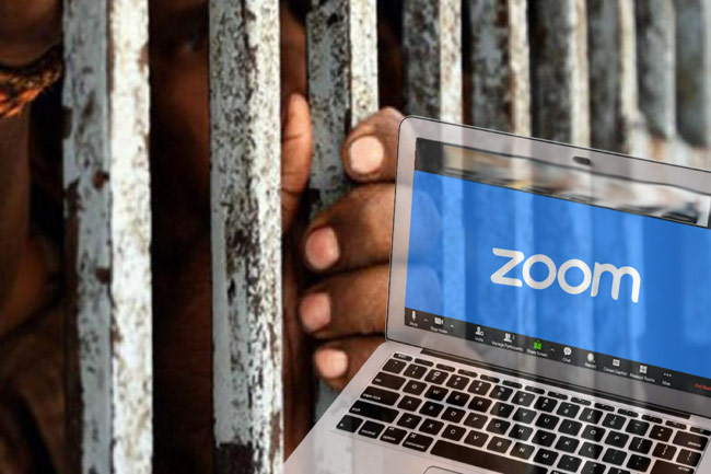 Inmates to use Zoom to contact relatives