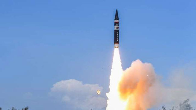 India Successfully Test Fires Nuclear-capable Agni-Prime Missile