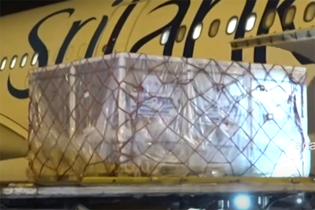 Sri Lanka receives another batch of 1 million Sinopharm jabs