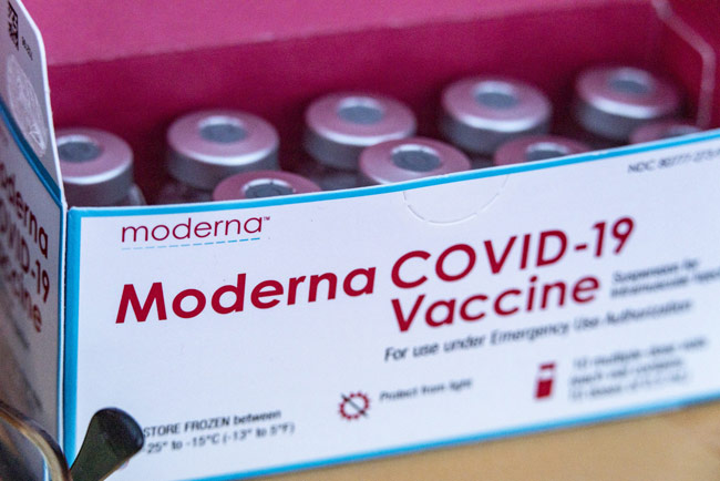 Police investigations against misinformation on Moderna vaccine