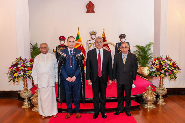 First High Commissioner of New Zealand to Sri Lanka presents credentials