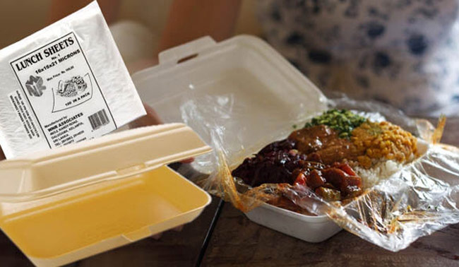 All non-degradable lunch sheets banned from August