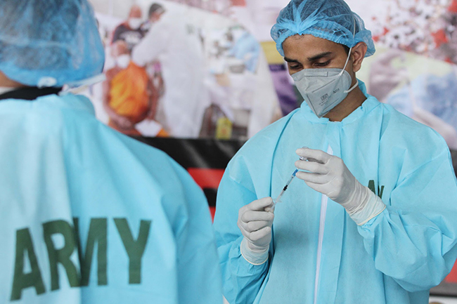 Army-manned COVID vaccination centres operative today