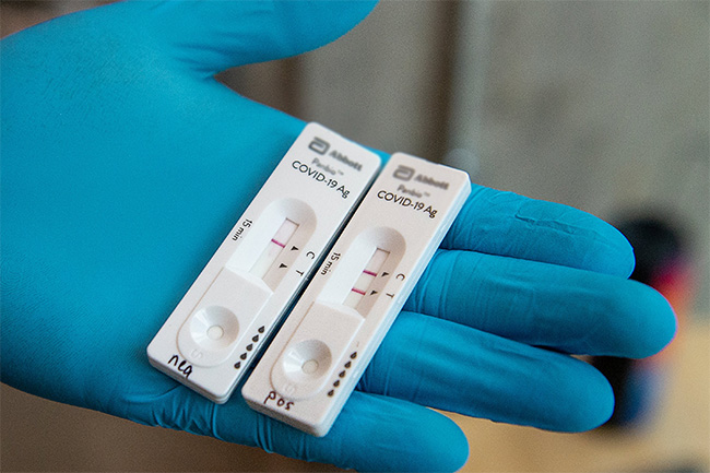 Gazette issued stipulating maximum prices on PCR, rapid antigen tests