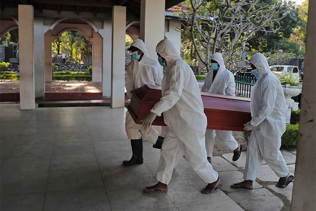 Sri Lanka confirms record daily high of 195 COVID deaths