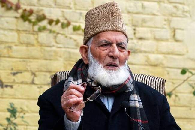 Kashmir separatist leader Syed Ali Shah Geelani dies aged 92