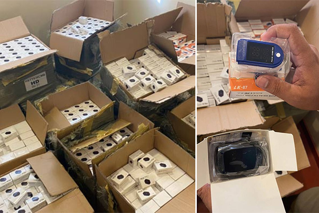 Customs thwarts attempt to smuggle in oximeters using forged documents