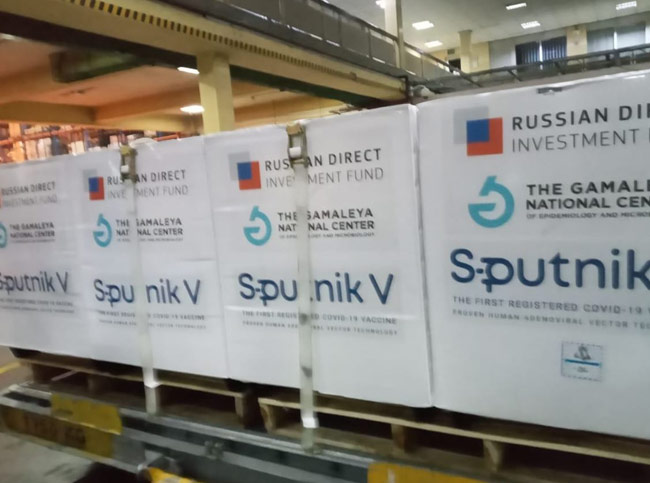 120,000 doses of Sputnik-V delivered to Sri Lanka