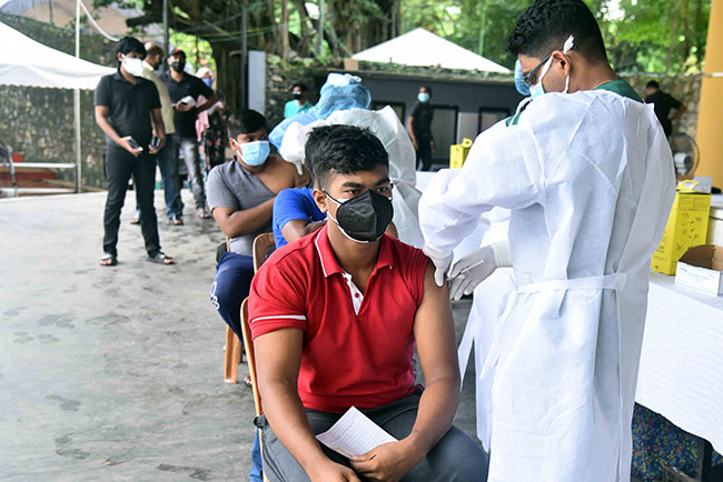 95% of over-30 population fully vaccinated in Sri Lanka