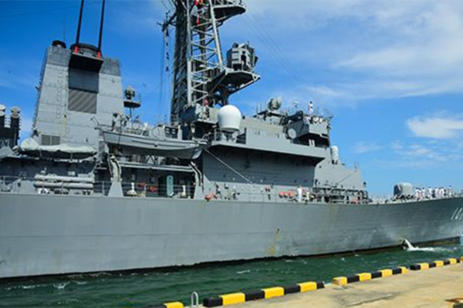 Three Japanese naval ships arrive at Colombo Port