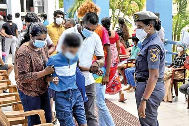 Pfizer vaccinations for children with co-morbidities in 7 districts today