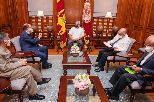 Will not allow Sri Lanka to be used to imperil Indias security, President assures