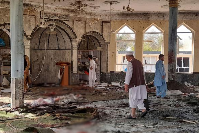 Islamic State claims responsibility for blast that killed scores at Afghan mosque