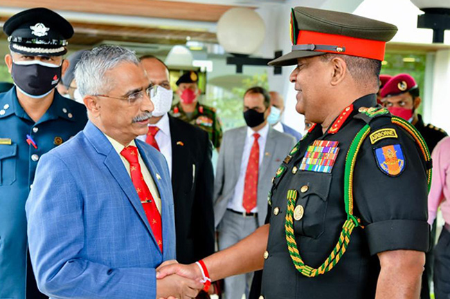 Indian army chief General Naravane in Sri Lanka for five-day visit