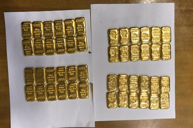 BIA customs thwarts attempt to smuggle gold biscuits worth millions