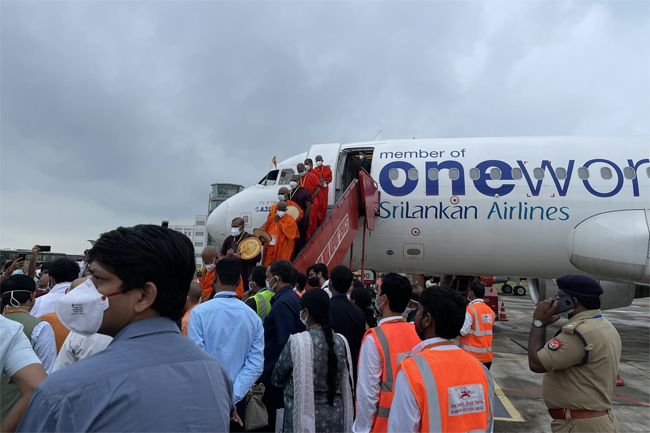Indias Kushinagar Airport declared open, Sri Lankan delegation marks first landing