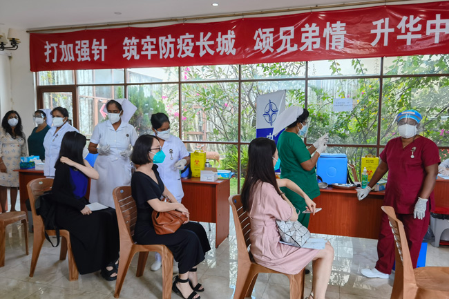 Chinese nationals in Sri Lanka receive Sinopharm booster dose
