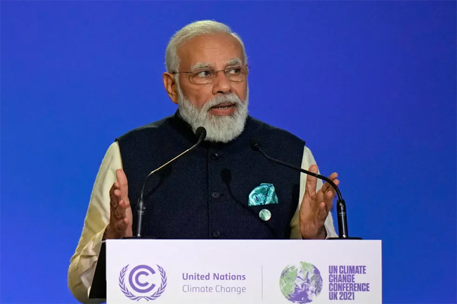 COP26 Summit: India PM Pledges To Achieve Net Zero Emissions By 2070