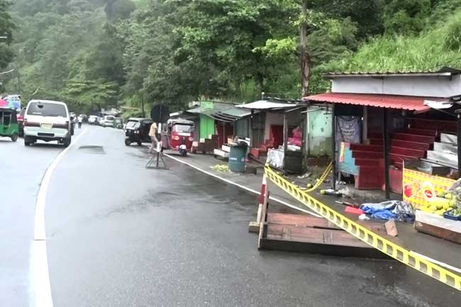 Pahala Kadugannawa road section to remain closed due to adverse weather