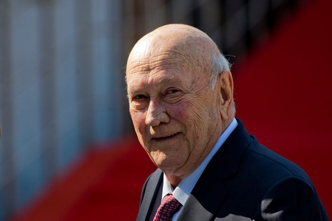 South Africas last apartheid president and Nobel Peace Prize winner F.W. de Klerk dies