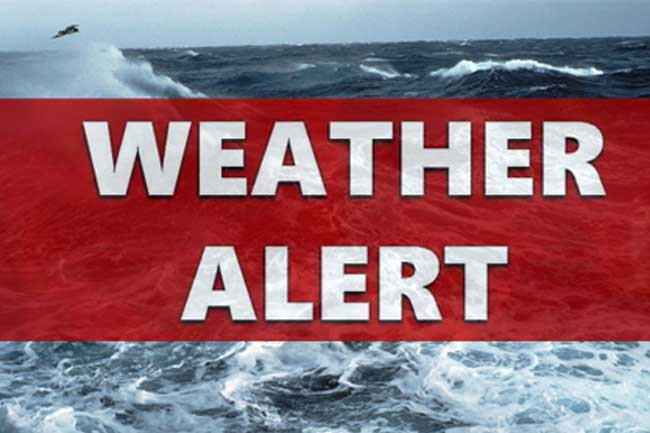 Weather warning for naval and fishing communities